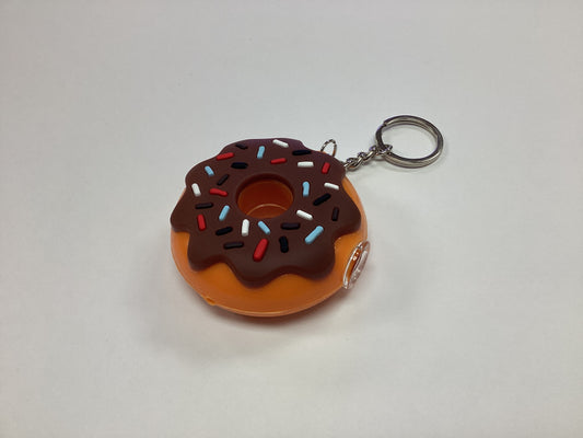 Silicone Hand Pipe Keychain