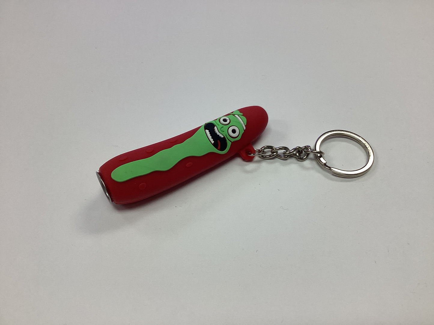 Silicone Hand Pipe Keychain