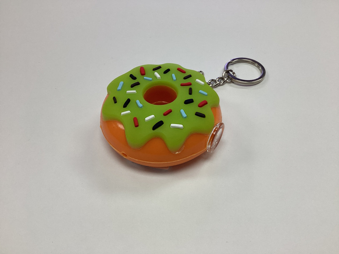 Silicone Hand Pipe Keychain